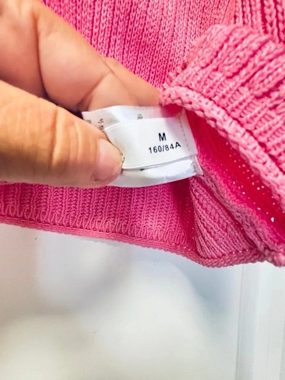 _Pink Knit Sweater Top - Picture 3 of 3